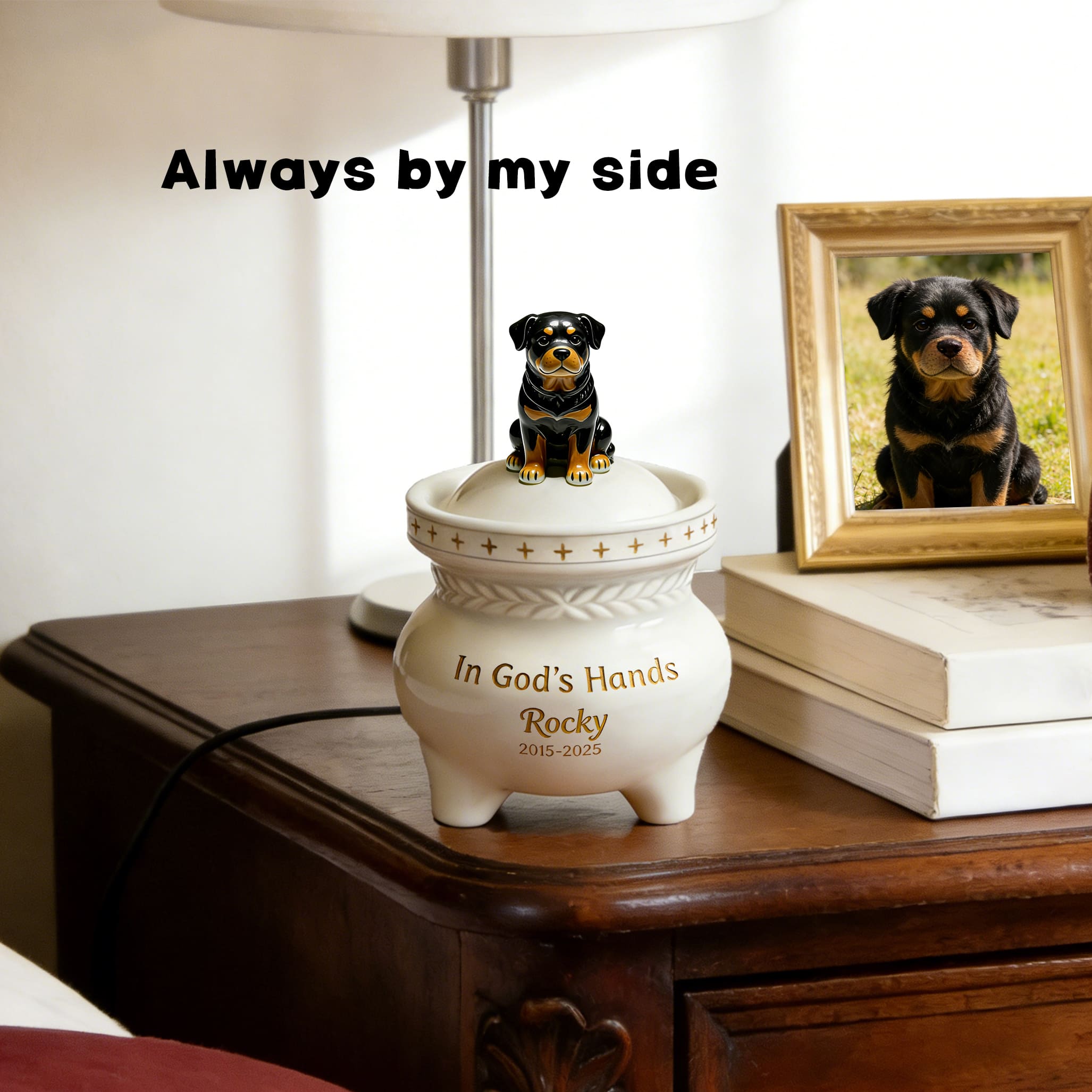 Personalized Dog Memorial Urn #D102