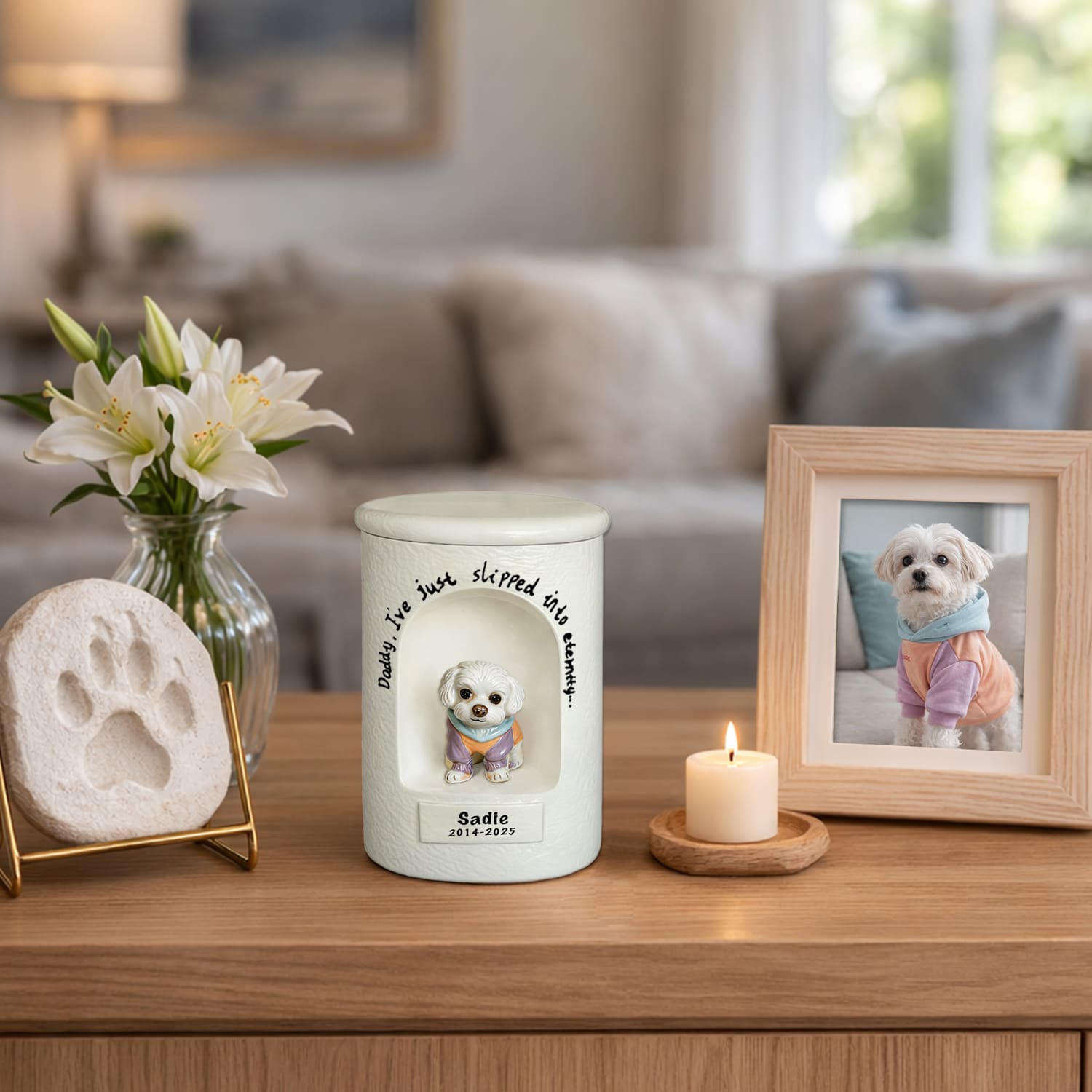 Cylinder Pet Urns Clean Minimal Designs