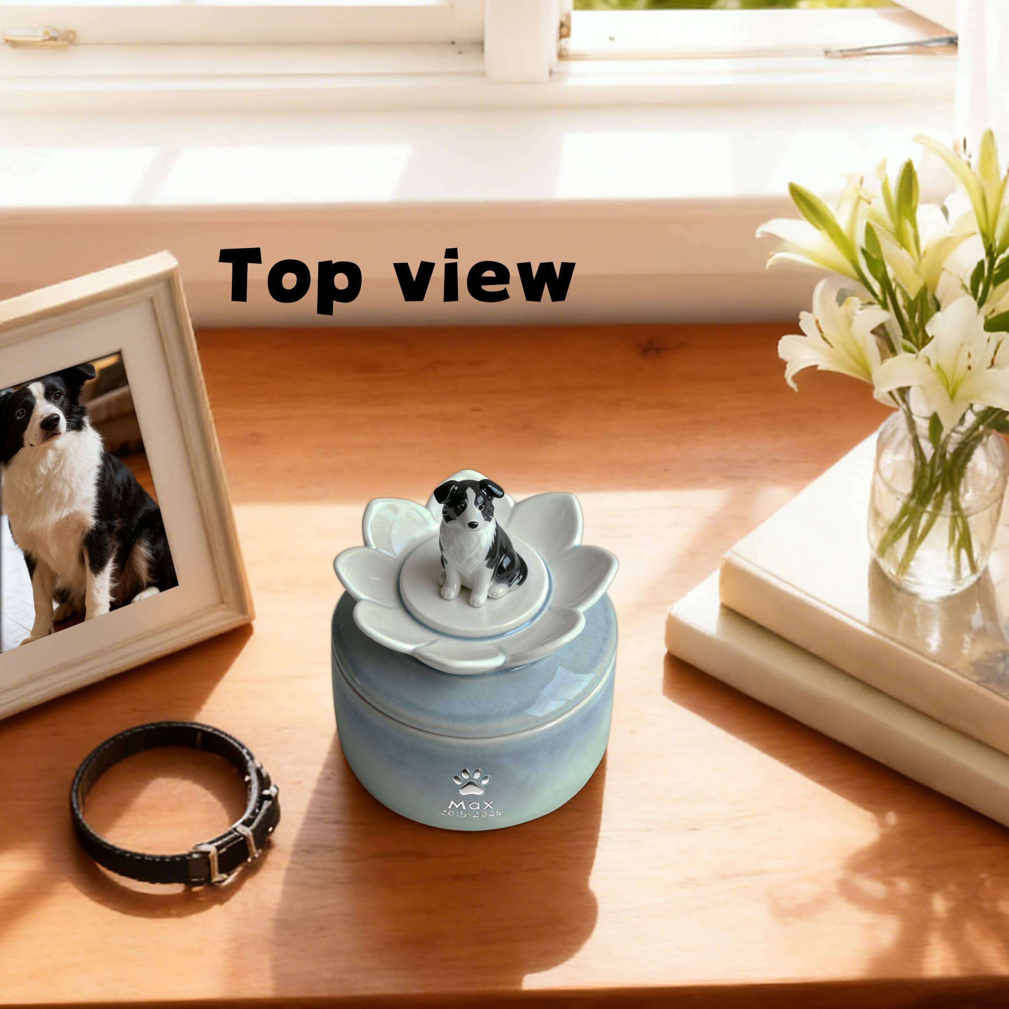 Handcrafted Ceramic Dog Urn #LO101