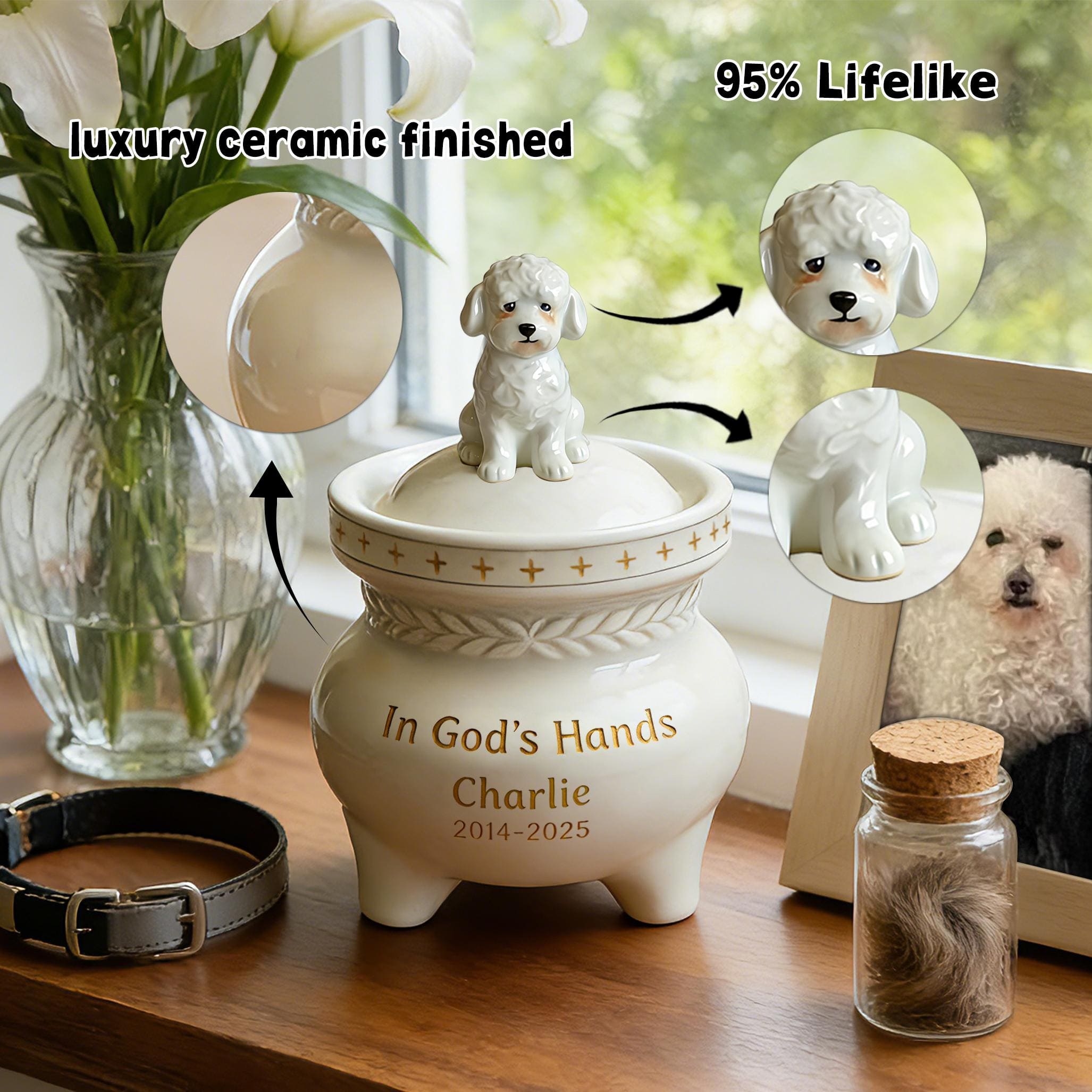 Custom Dog Remembrance Urn #D101