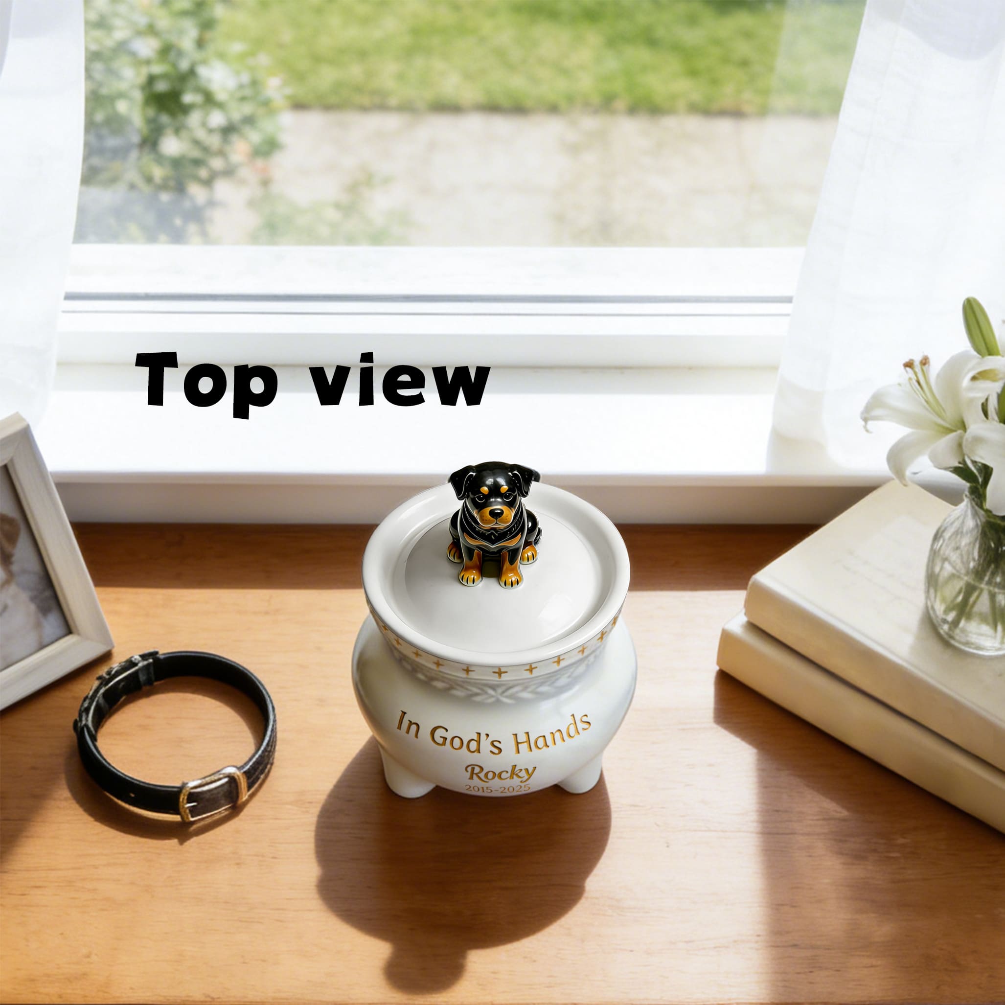 Personalized Dog Memorial Urn #D102