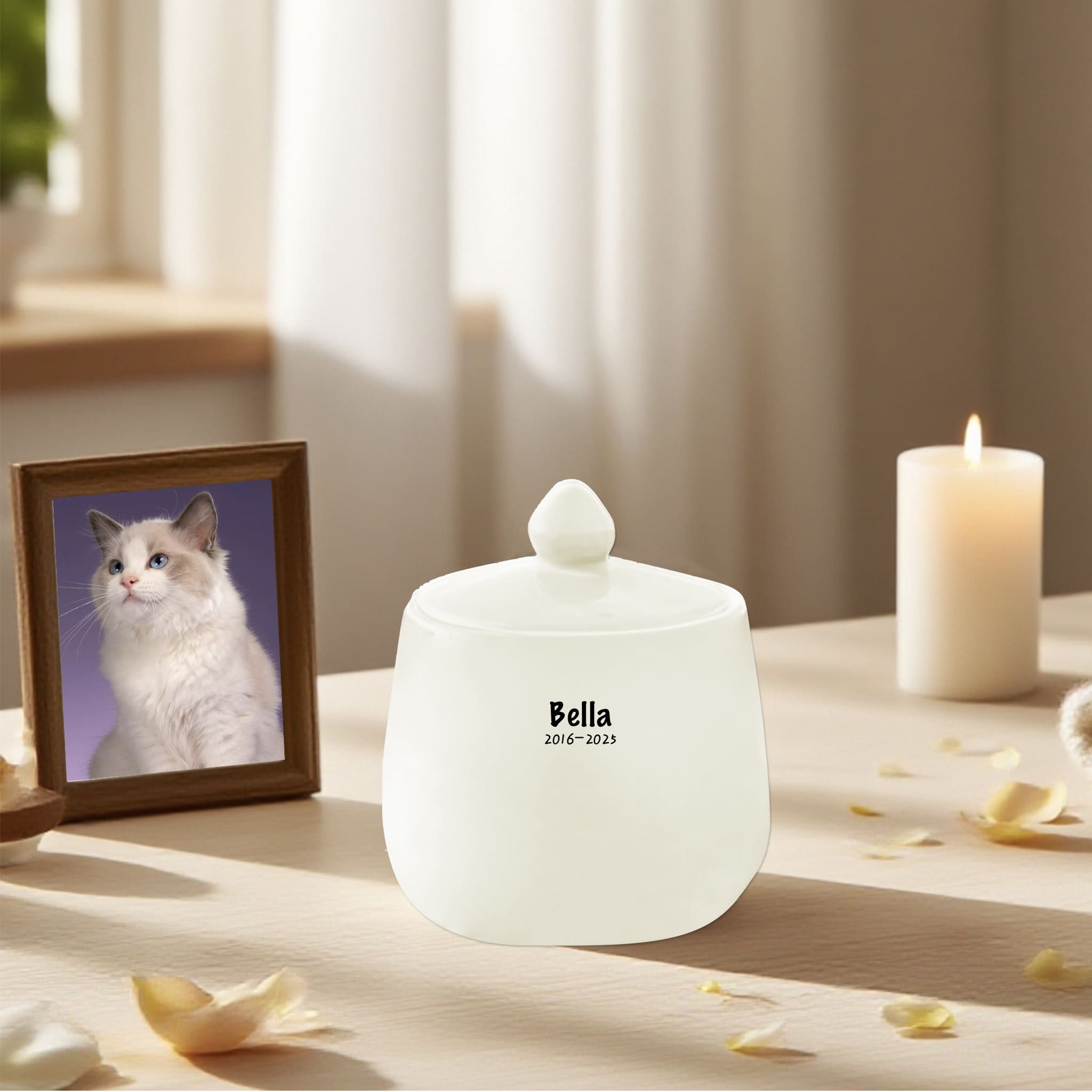 Exclusively Handmade Ragdoll Cat Urn: A Loving Tribute to Your Departed Bella