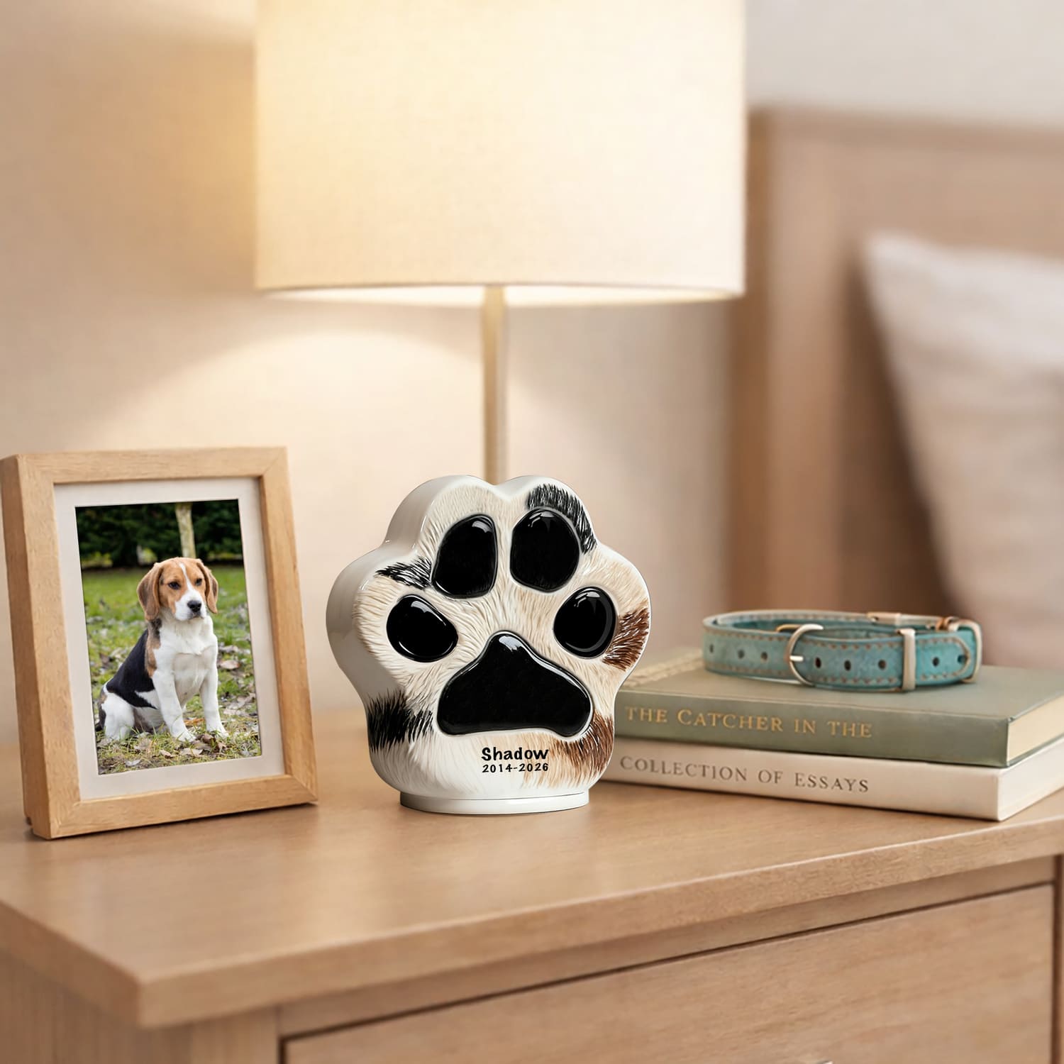 Paw Print Pet Urns Symbolic Forms