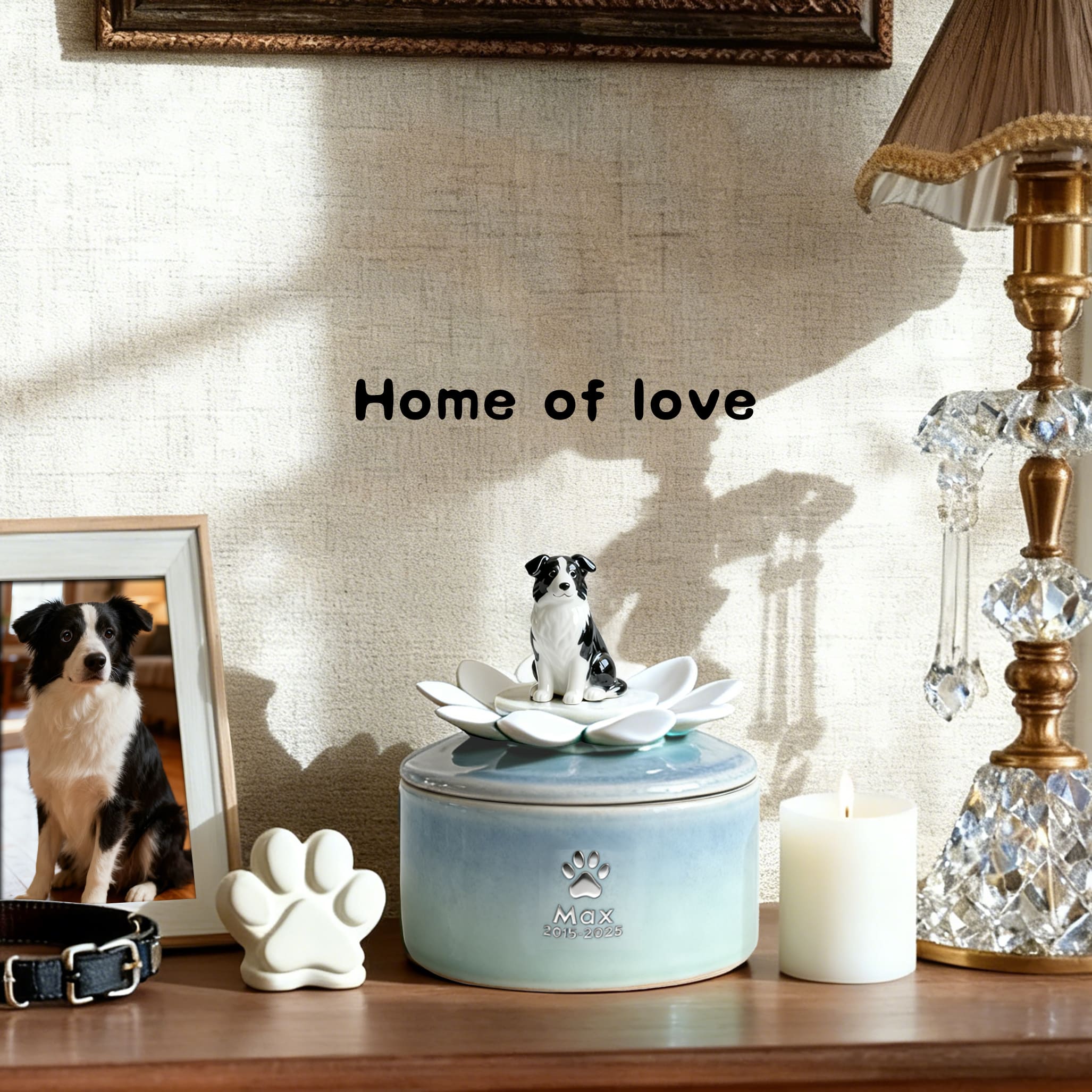 Handcrafted Ceramic Dog Urn #LO101