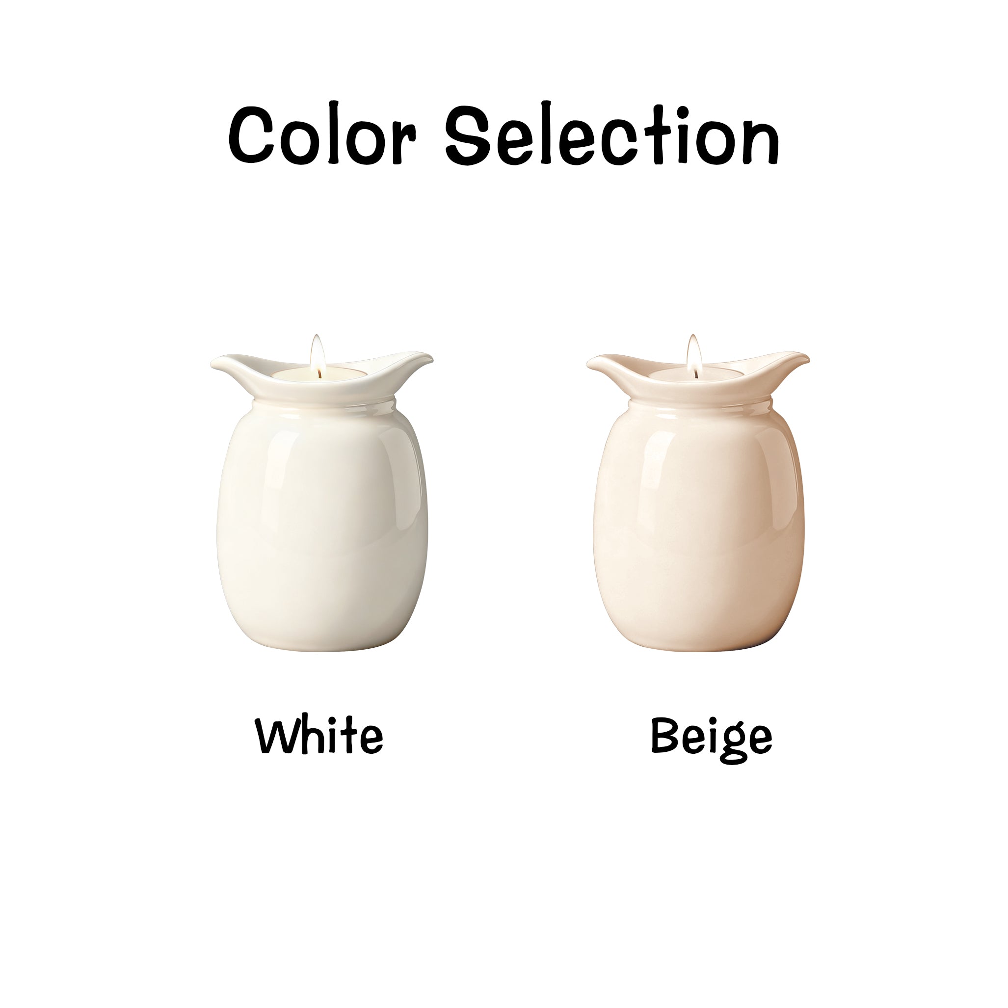 Personalized Dog Urns for Ashes With Candle Holder–Luxury Ceramic Pet Urns for Cat or Dog,Hand-Painting Portrait,Name&Date,Pet Loss Gift