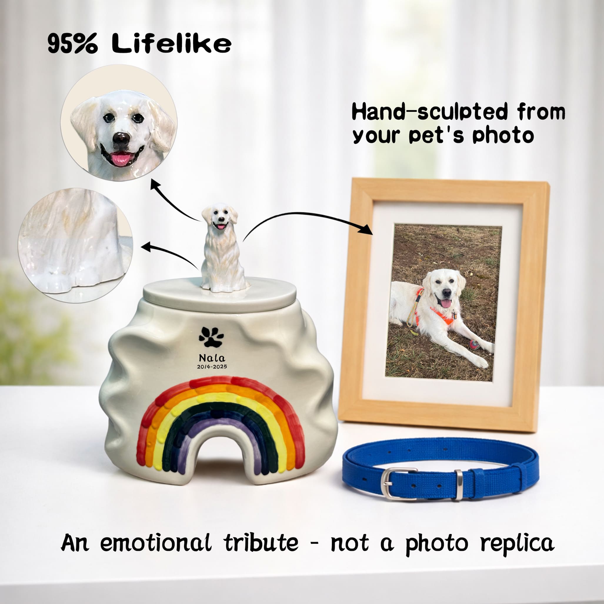 Personalized Pet Urns for Small Dogs #RB304