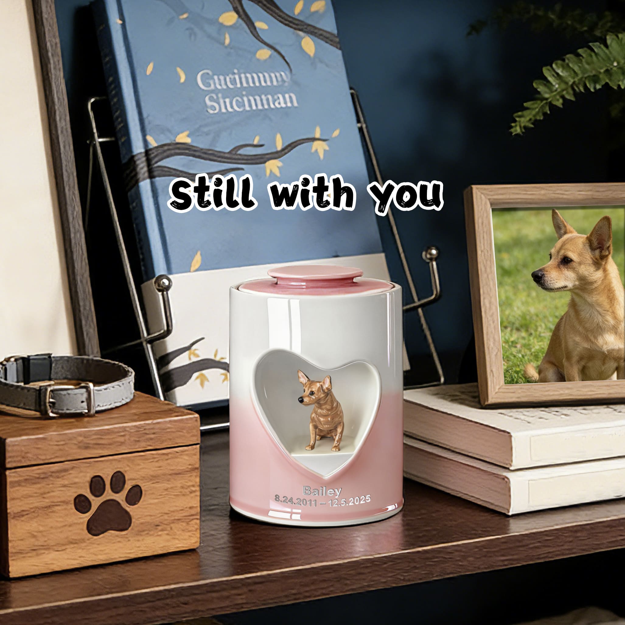 Personalized Dog Urn for Ashes #HS202