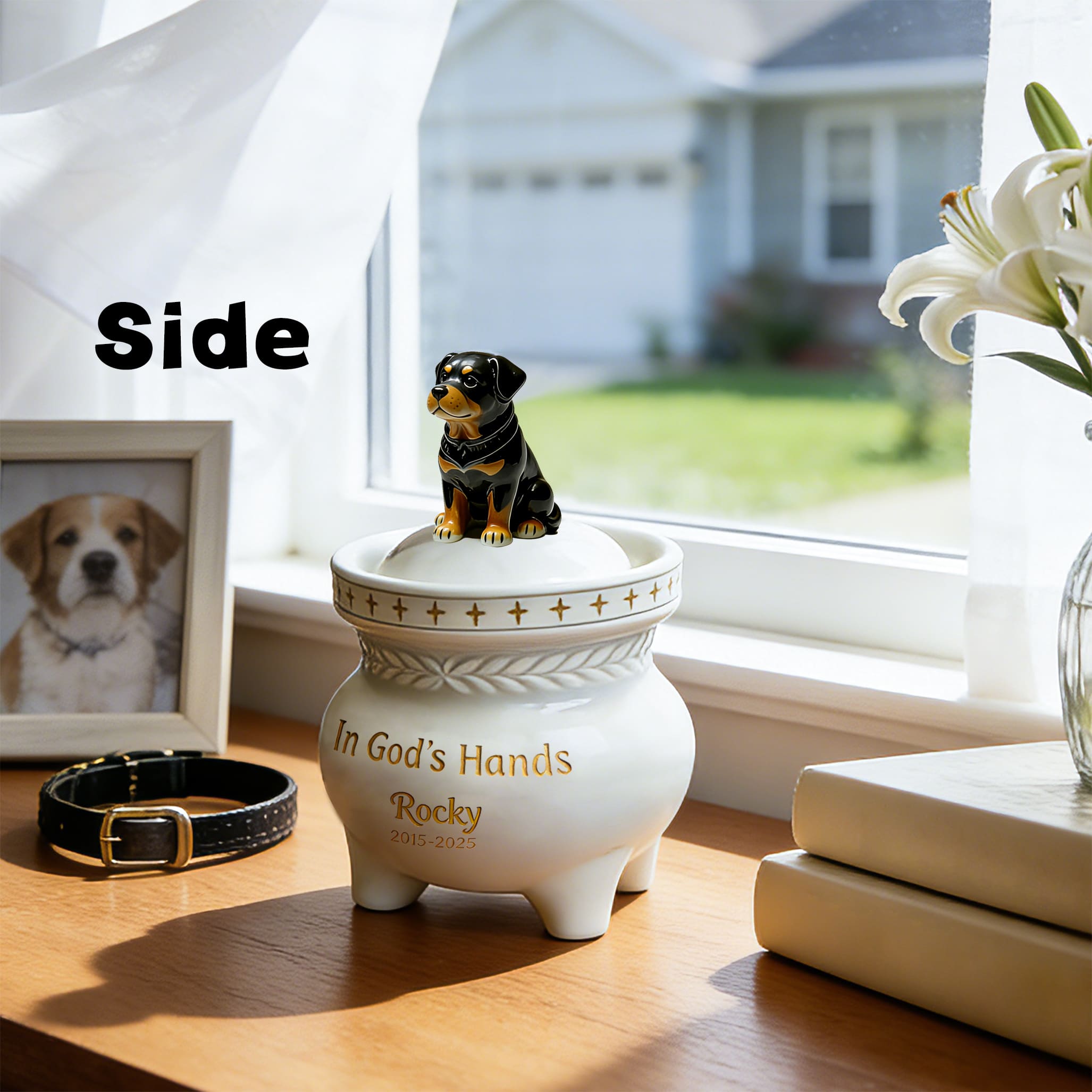 Personalized Dog Memorial Urn #D102