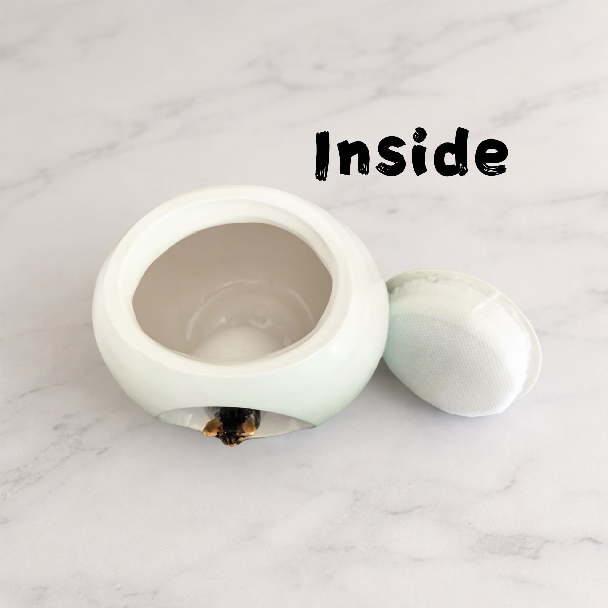 Handmade Ceramic Cat Urn for Ashes