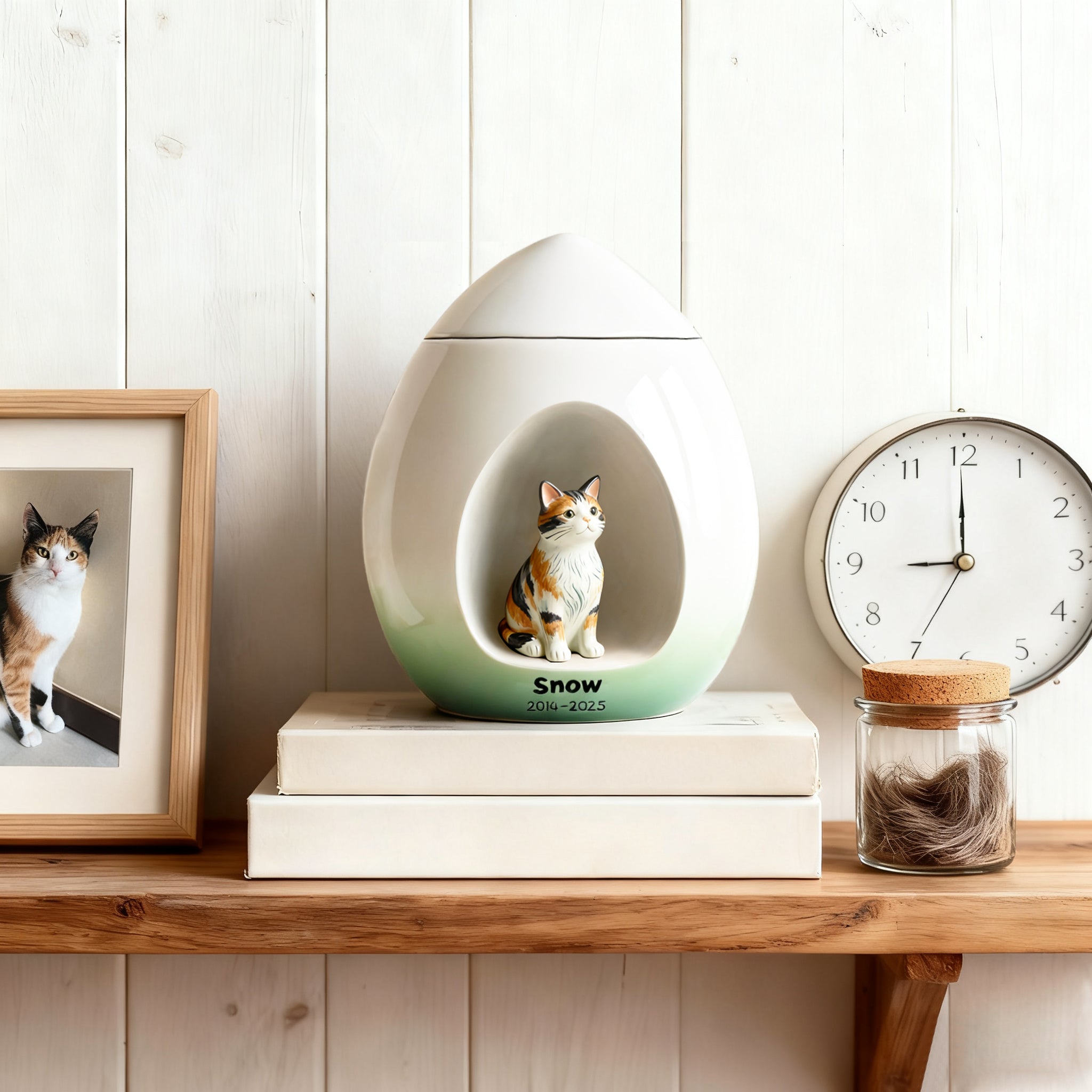 Personalized Ceramic Dog Urn for Ashes