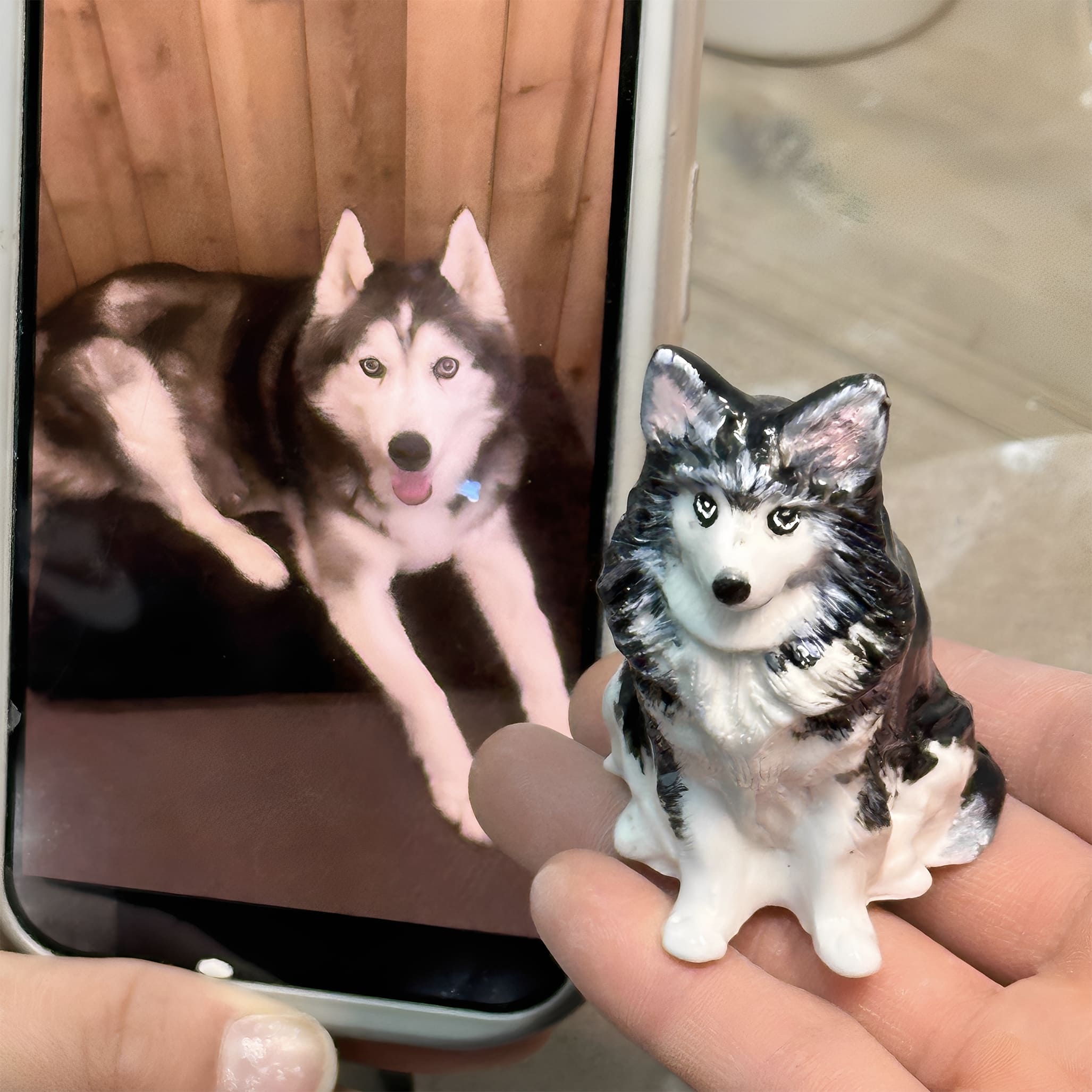 Minimalist Cylinder Pet Urn for Ashes #CY902