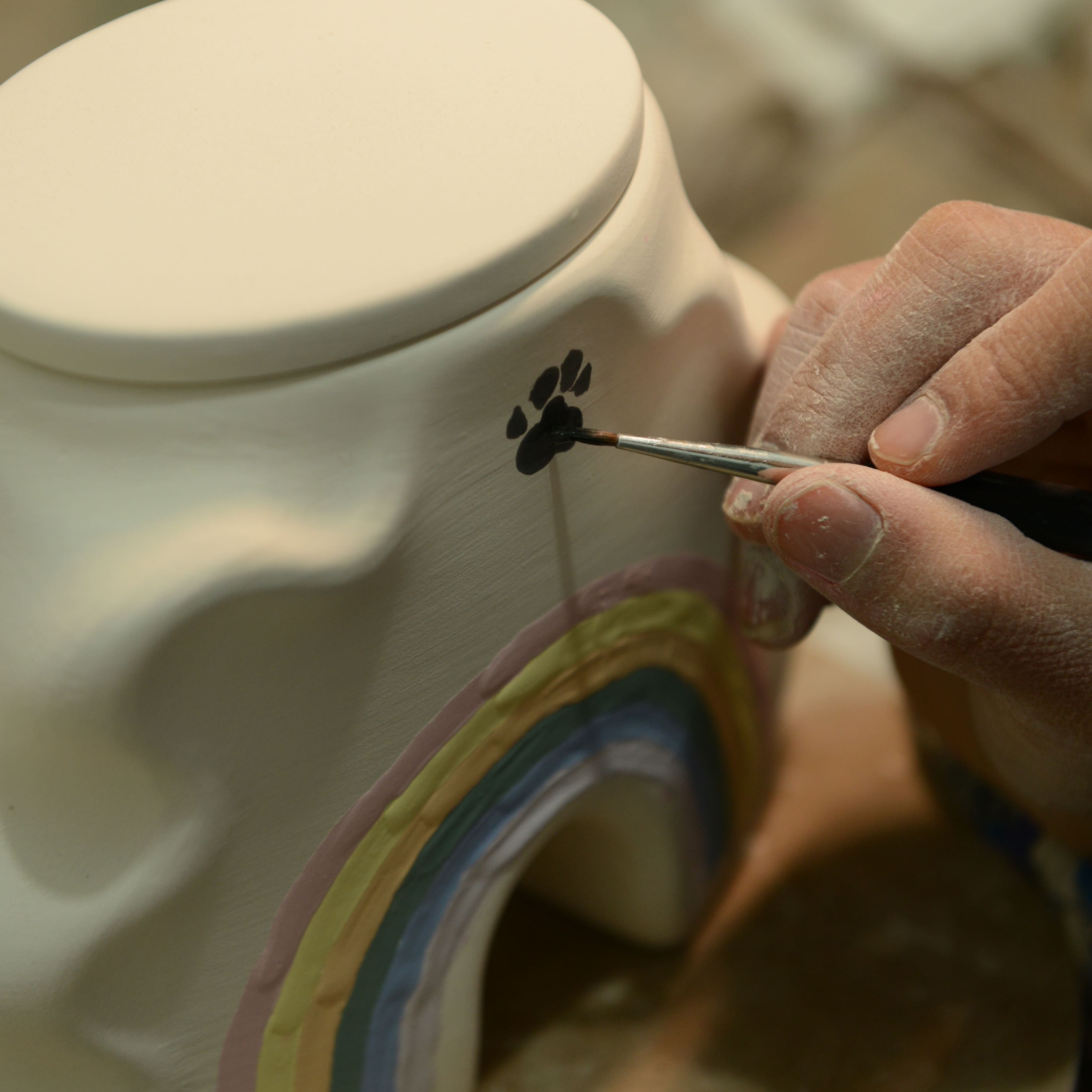 Personalized Cat Urn for Ashes #RB307