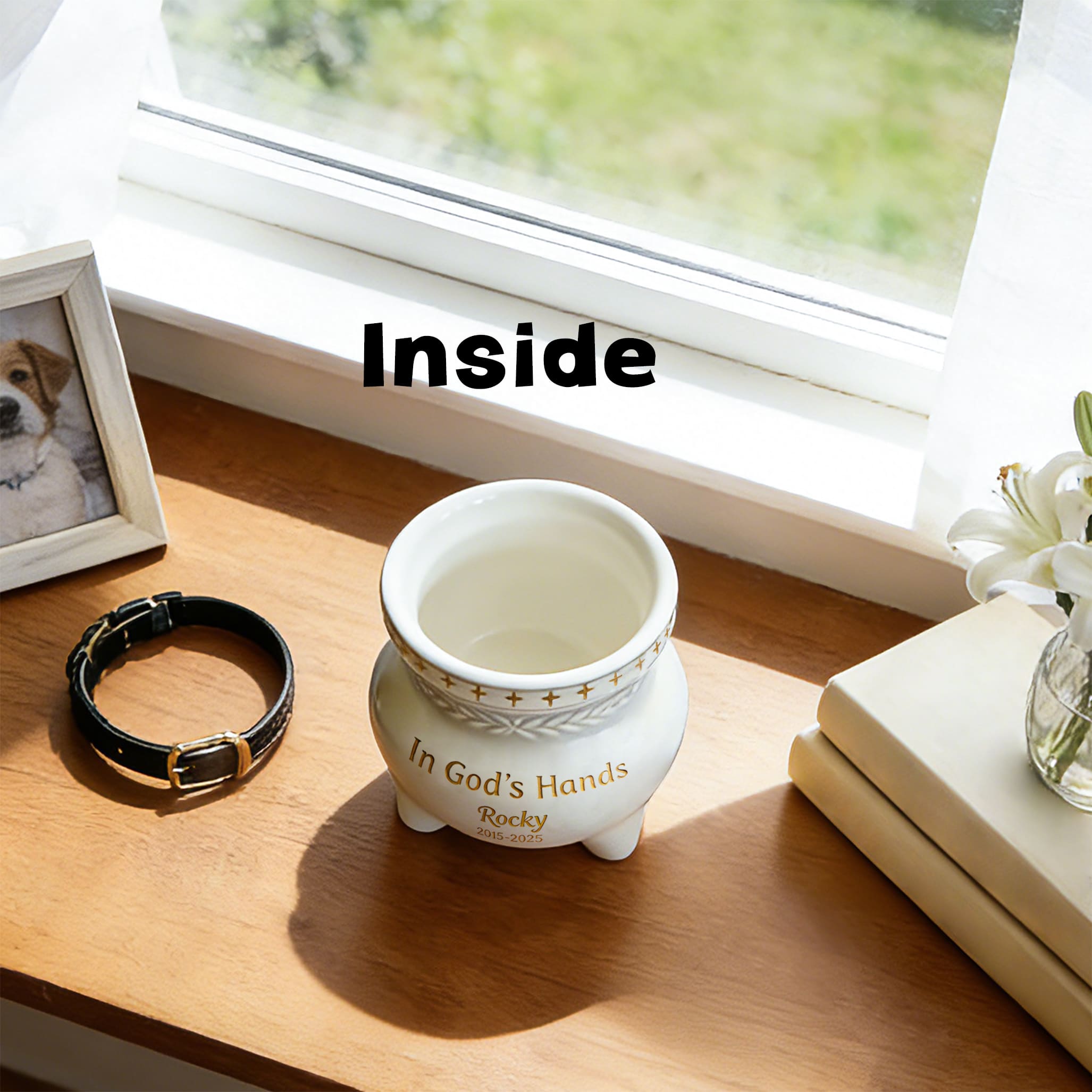 Personalized Dog Memorial Urn #D102