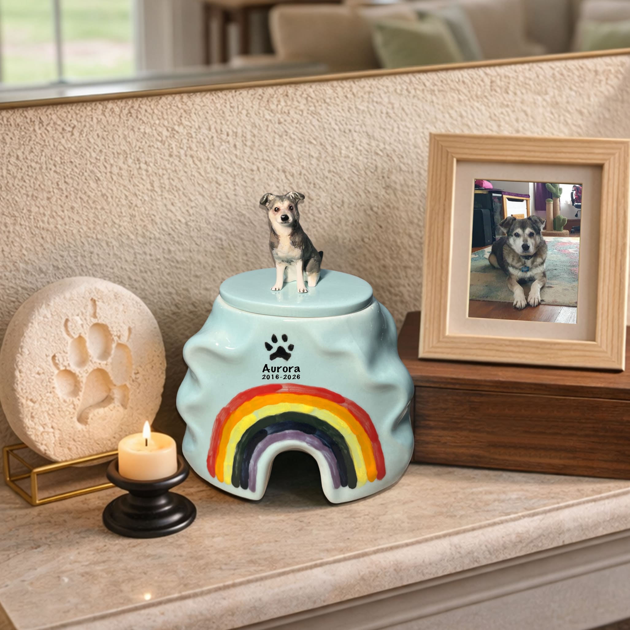 Custom Dog Urn for Ashes #RB310