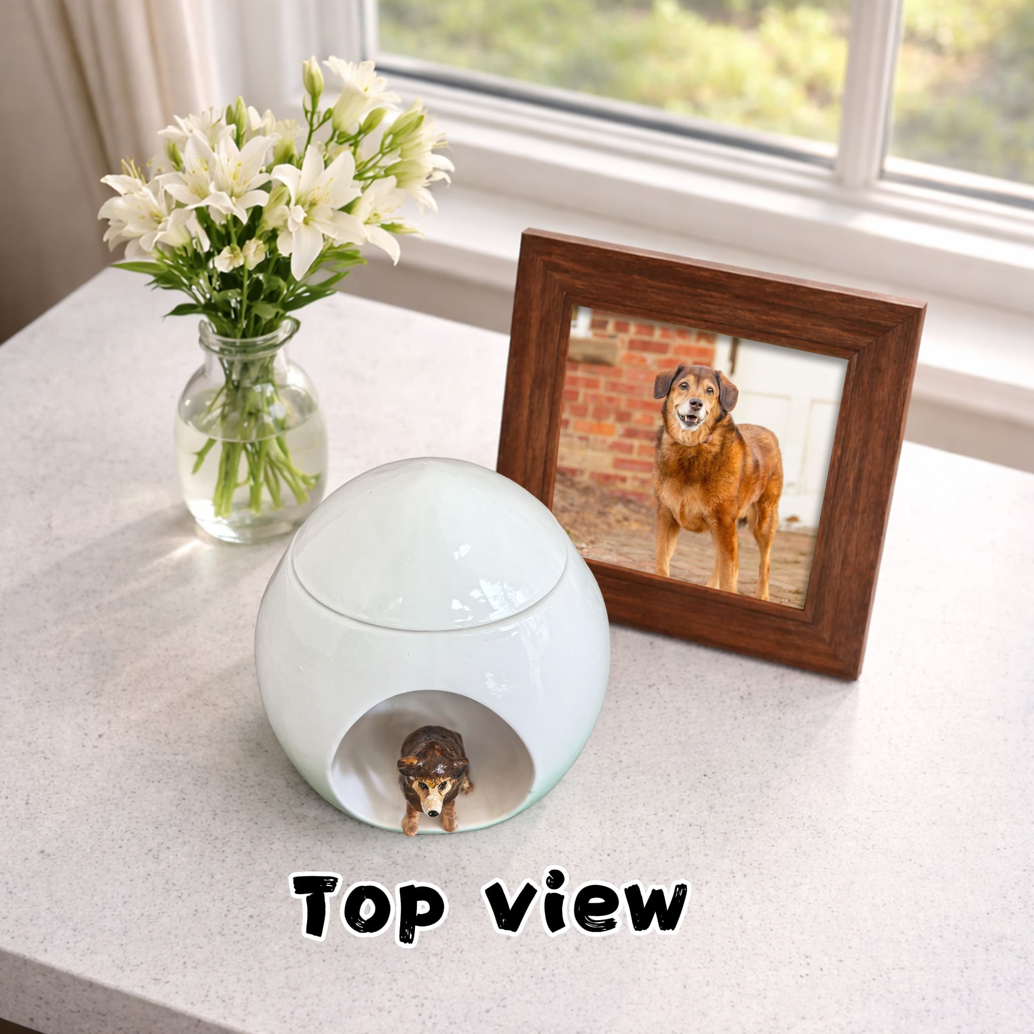 Luxury Teardrop Dog Urn Customisation